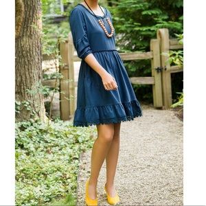 Navy Matilda Jane Boho Dress